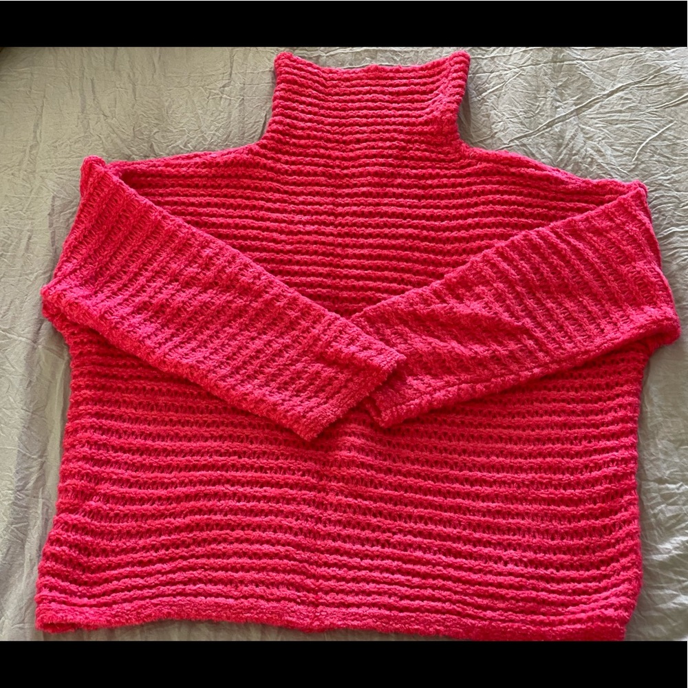 🍓EUC Aerie Cropped Chenille Sweater